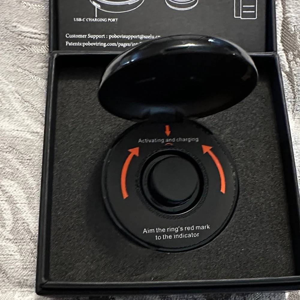 POBOVi Gen-1 Smart Ring - Rose Gold Size 8
